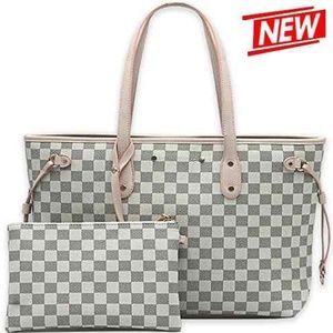 Shoulder Bag for Women Classic Checkered Tote Bag